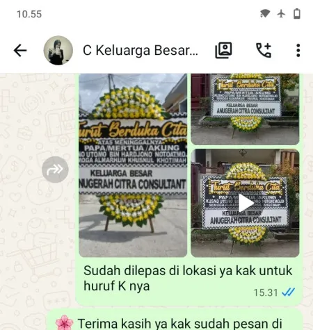 Pengiriman Papan Bunga Duka Sumur Pacing