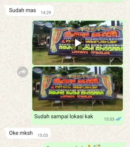Pengiriman Papan Bunga Sumur Pacing